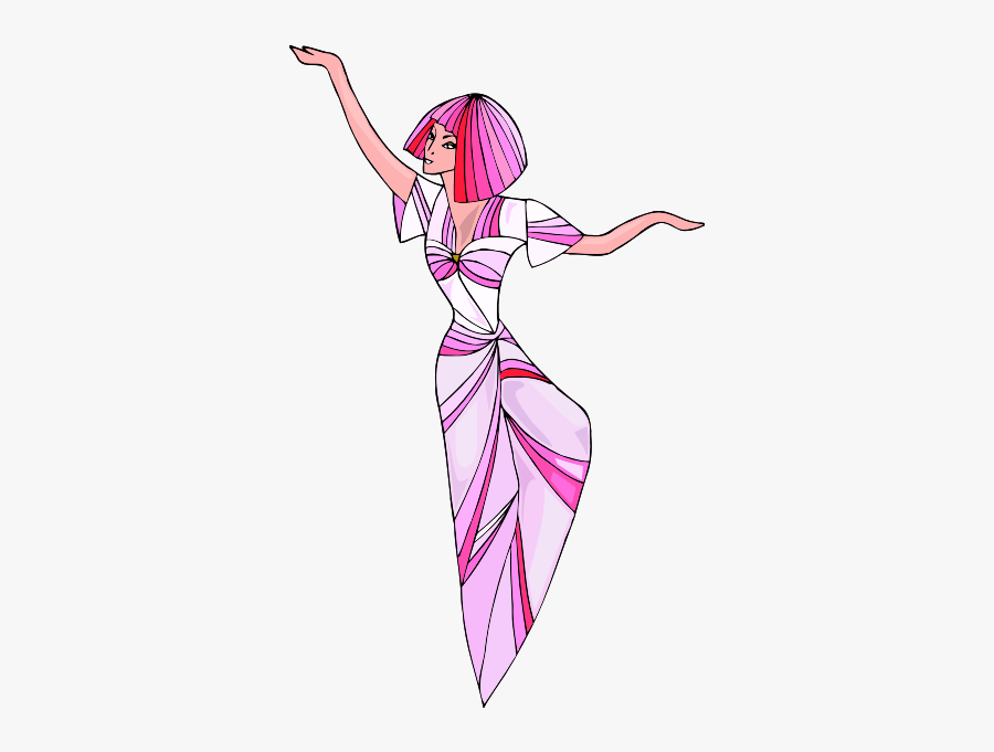 Red-head Dancer - Dancer Abstract Png, Transparent Clipart