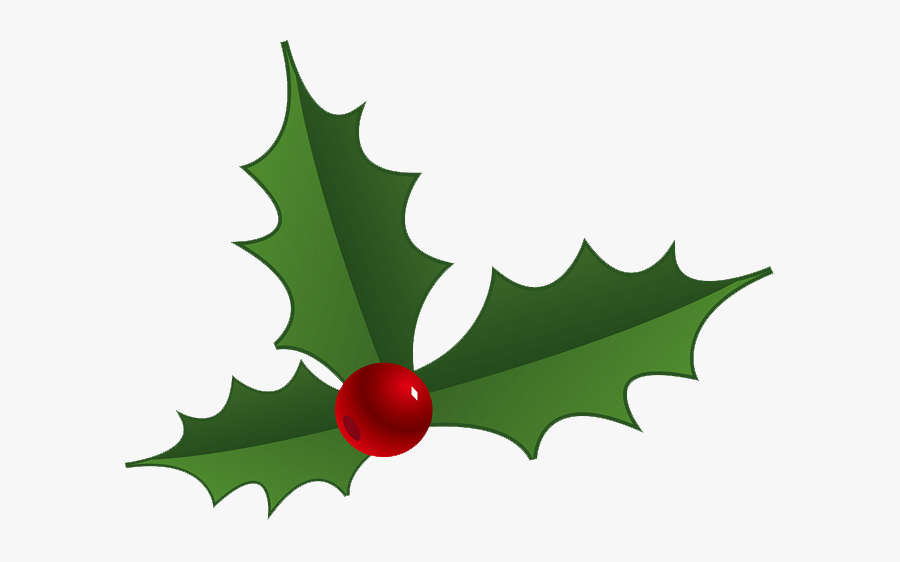 Christmas Day Clipart , Png Download - Holly Leaf Png, Transparent Clipart