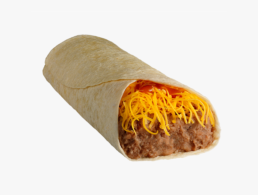 Taco Time Soft Bean Burrito, Transparent Clipart