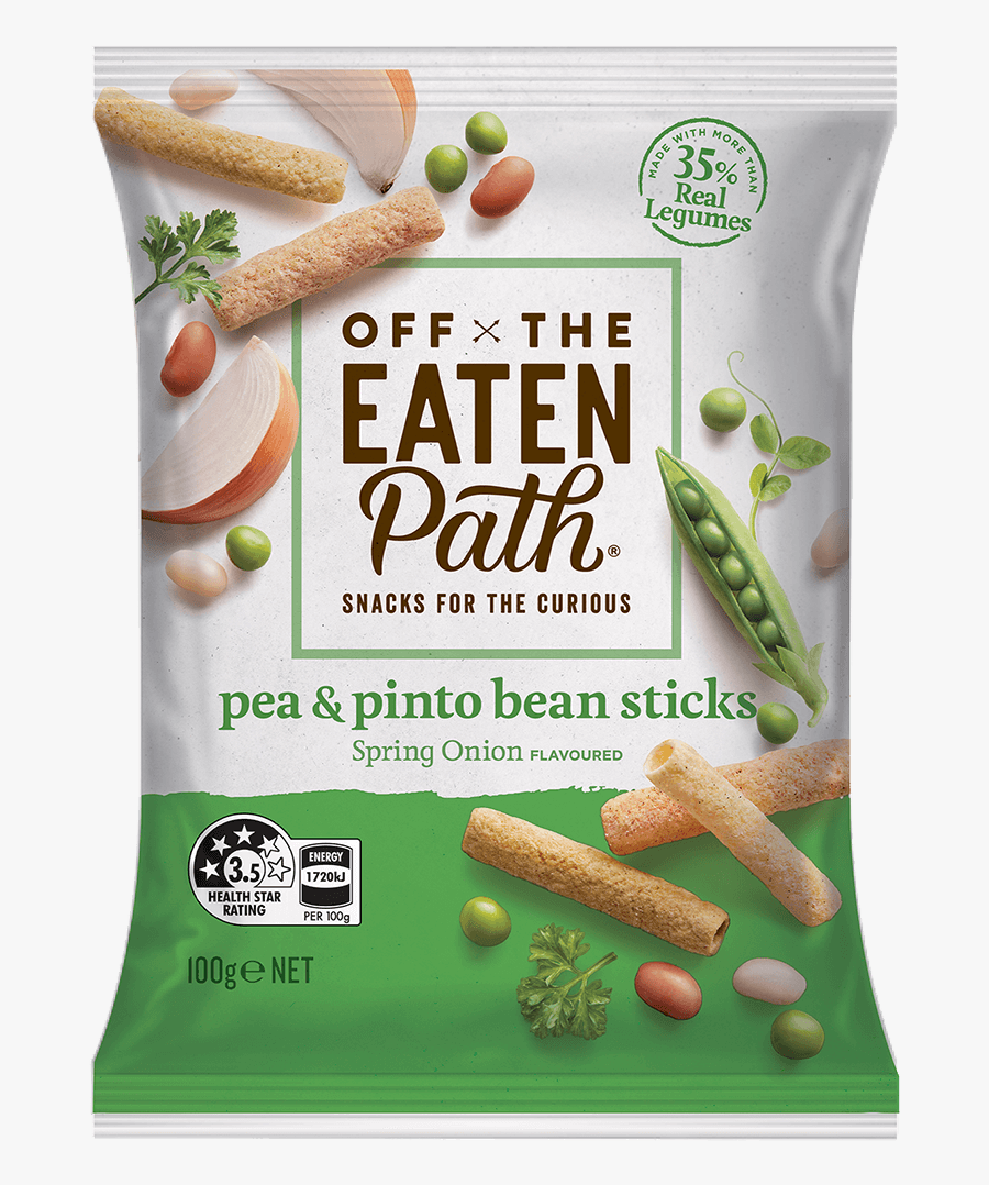 Pea & Pinto Bean Sticks - Off The Eaten Path Chickpea Veggie Crisp, Transparent Clipart