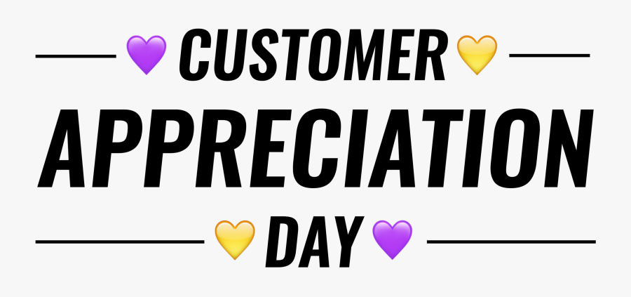 Customer Appreciation Day, Transparent Clipart