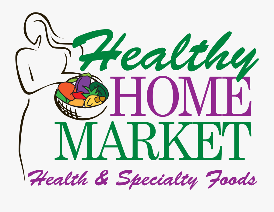 Healthy Home Market, Transparent Clipart