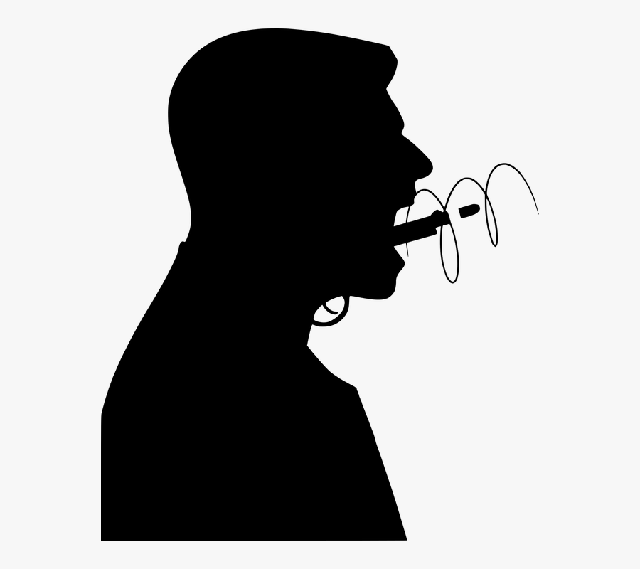 Angry Man Free Silhouette, Transparent Clipart