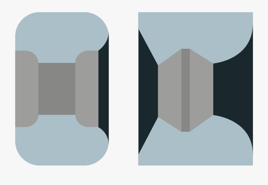 The Two Common Longboard Wheel Lip Types, Transparent Clipart