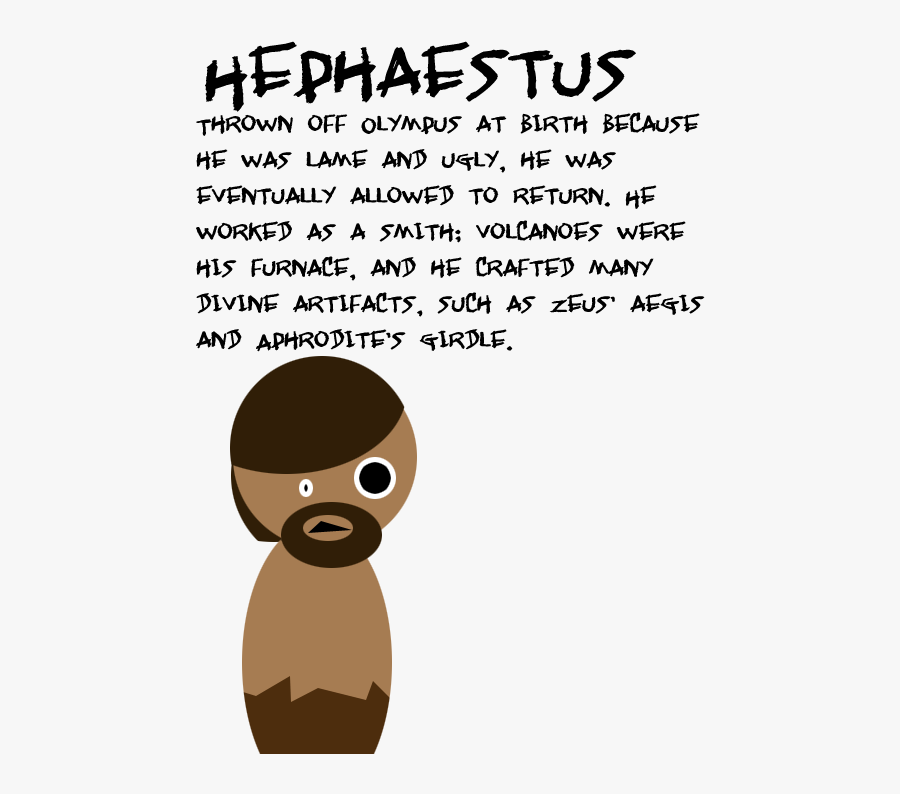 Mythology Clipart Hephaestus - Cartoon, Transparent Clipart