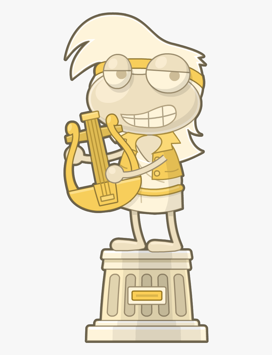 Apollostatue - Greek Gods Poptropica Names, Transparent Clipart