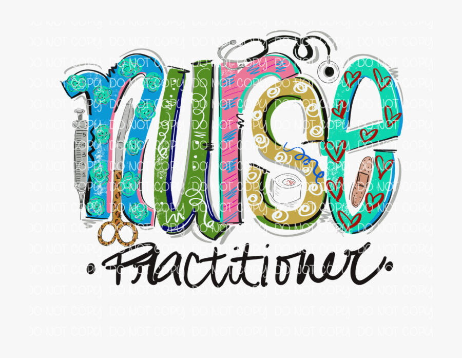 Nurse Sublimation Transfers, Transparent Clipart