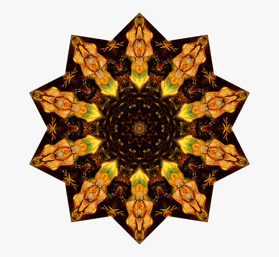 Art,symmetry,yellow - Circle, Transparent Clipart