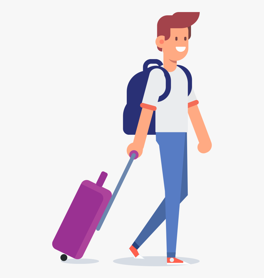 People Ready To Travel, Transparent Clipart