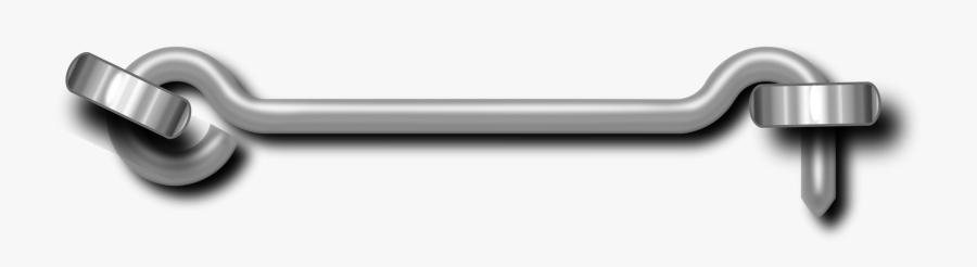 Angle,door Handle,body Jewelry - Hook Lock Clipart, Transparent Clipart