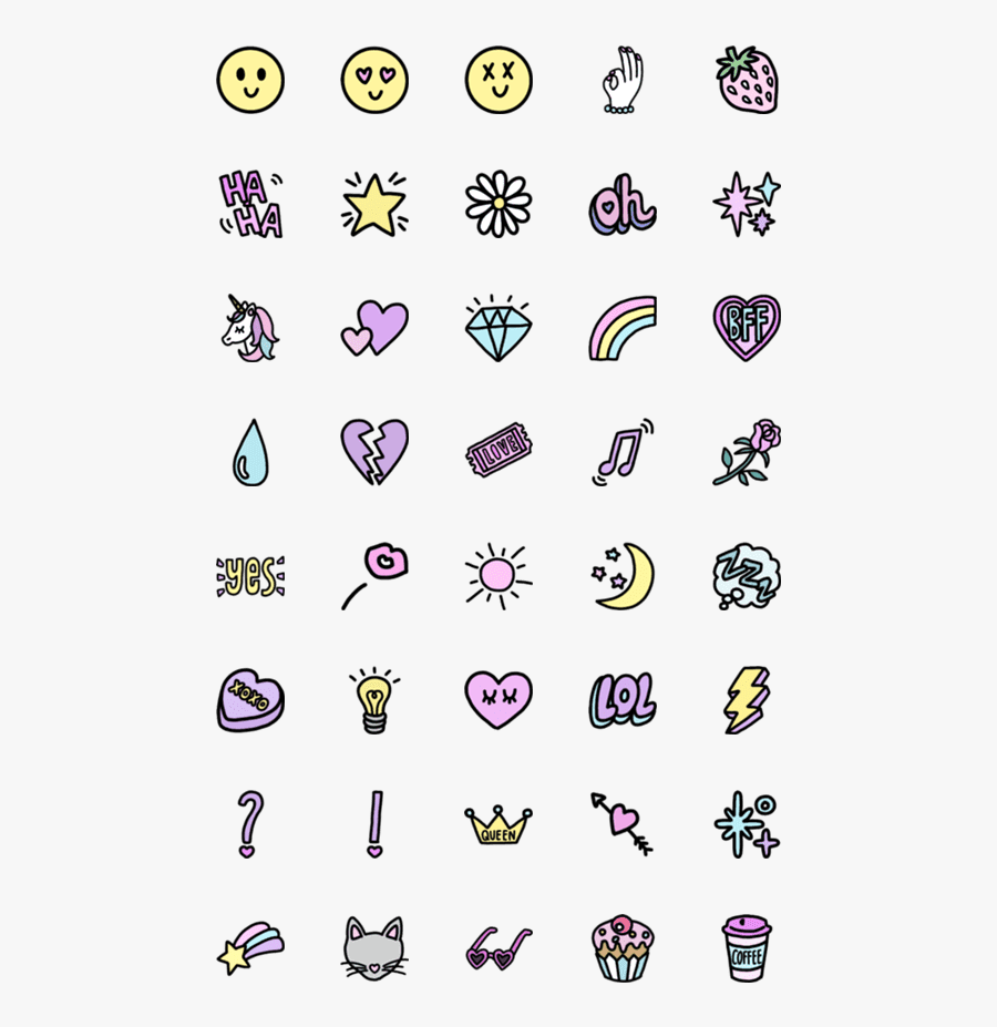 Adesivos Da Bt21 Para Unhas, Transparent Clipart