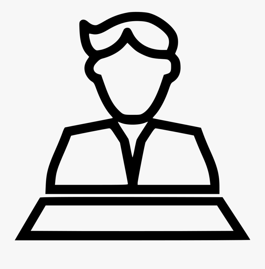 News Anchor - Secretary Icon Png, Transparent Clipart