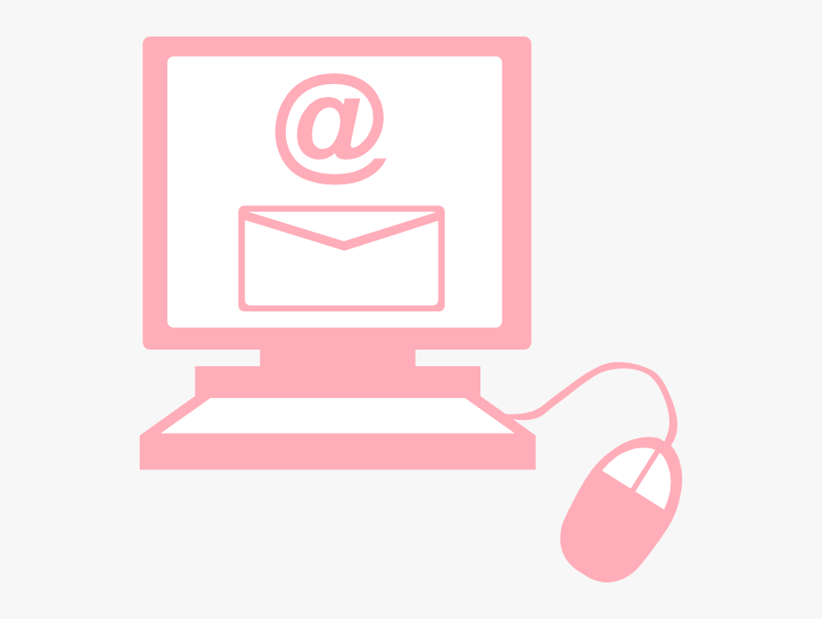 Email Icon With Computer, Transparent Clipart