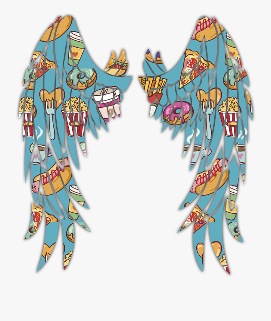 #wing #wings #angel #blue #food #freetoedit #ftestickers, Transparent Clipart