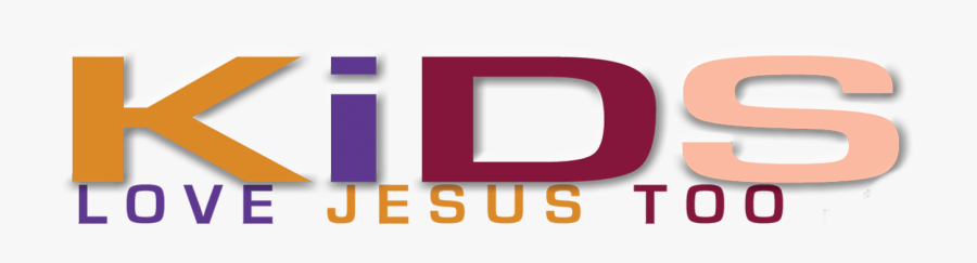 Kids Love Jesus Too, Transparent Clipart