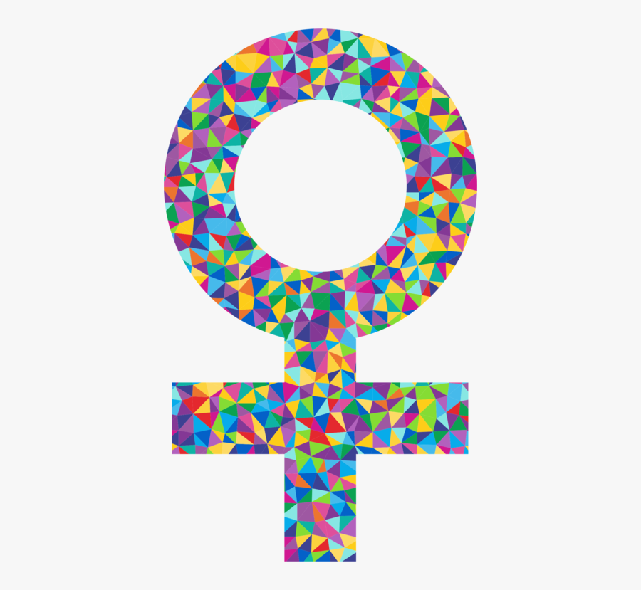 Pink,wheel,symbol - Gender Symbol, Transparent Clipart