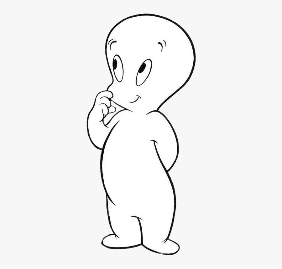 Casper The Friendly Ghost Png - Cute Casper, Transparent Clipart