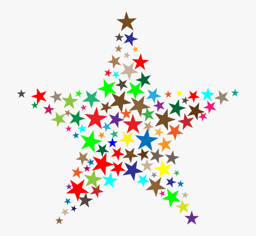 Fir,pine Family,christmas Decoration - Estrela Fractal, Transparent Clipart