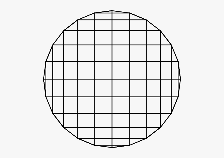24gon Rectangle Grid Png Clip Arts - صوره مقسمه مربعات ابيض في اسود, Transparent Clipart