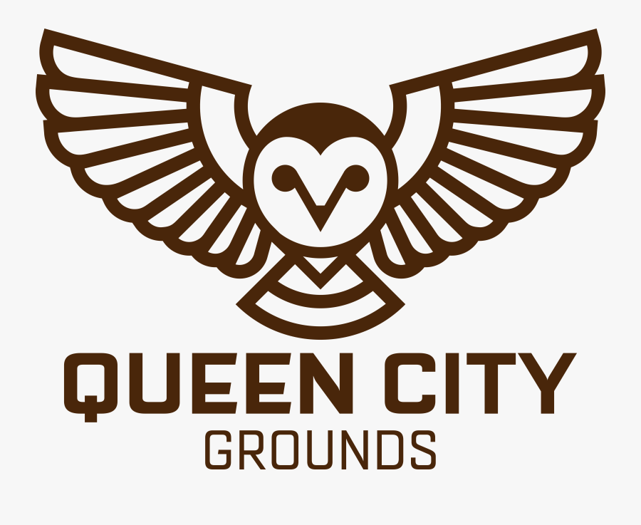 Queen City Grounds Logo, Transparent Clipart