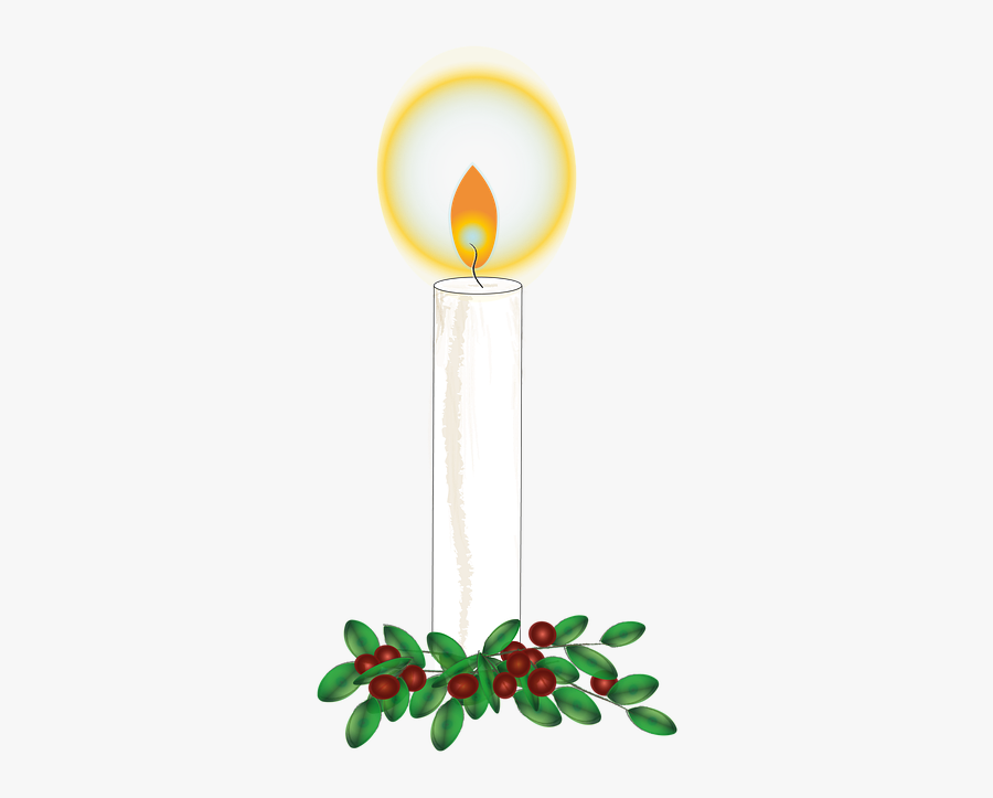 First Advent Candle Free, Transparent Clipart