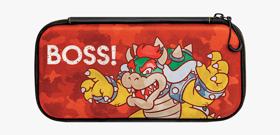 Mario And Bowsee Edition Carrying Case, Transparent Clipart