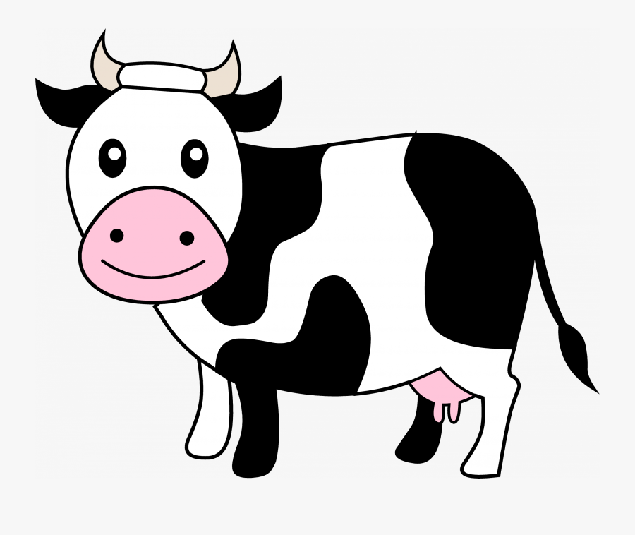 Cute Cow Clip Art, Transparent Clipart