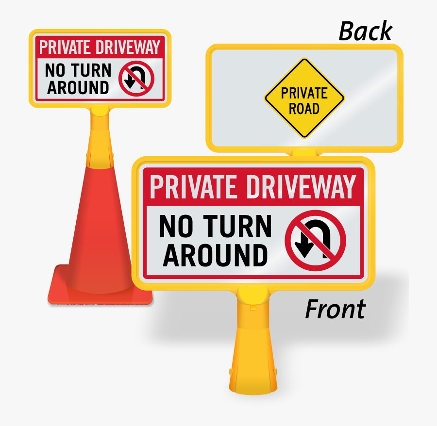 Cone Boss Signs, Transparent Clipart