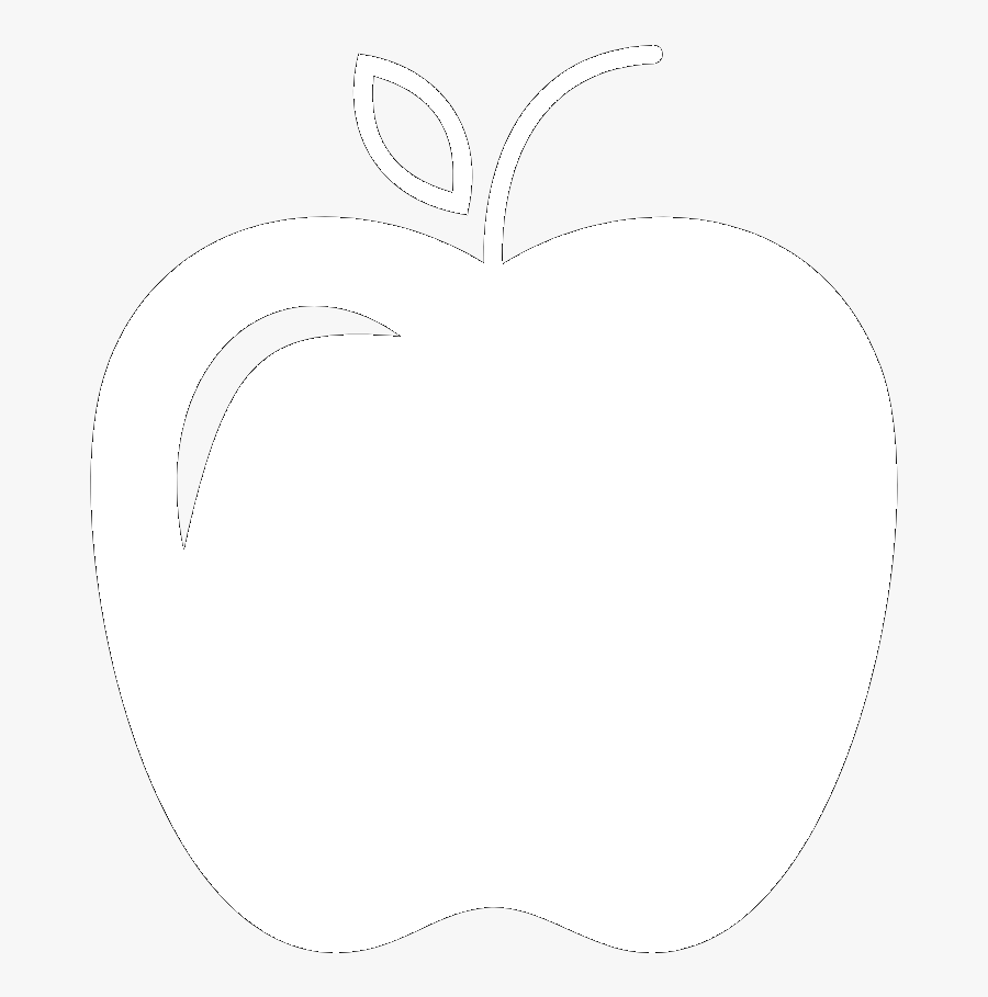 Symbol Apple - Line Art, Transparent Clipart