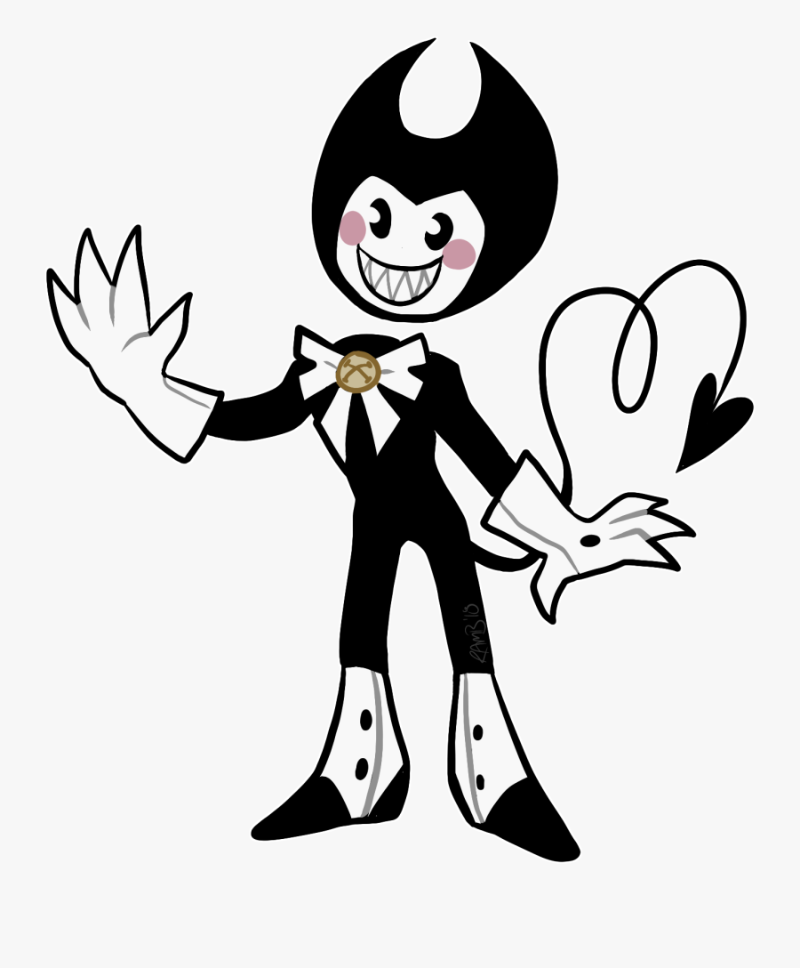 Lil Dapper Bendy - Cartoon, Transparent Clipart