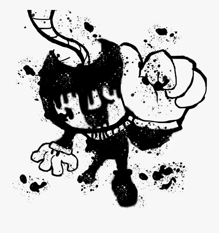 Bendy And The Ink Machine Downward Fall, Transparent Clipart