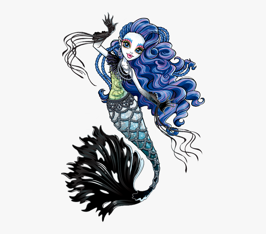 Crest - Monster High Sirena Von Boo, Transparent Clipart