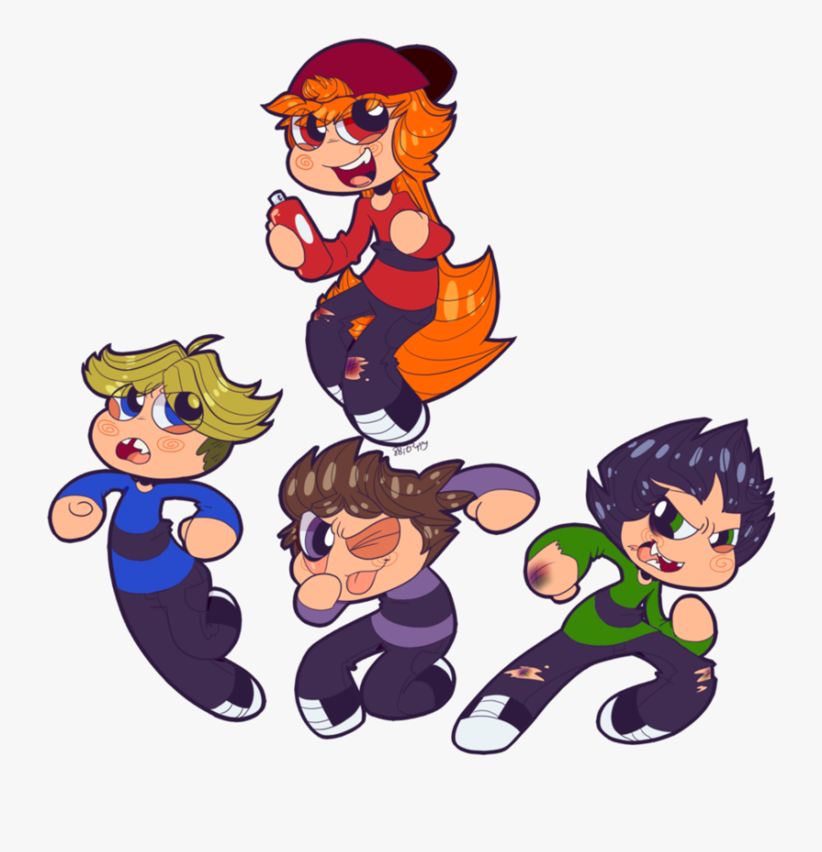 Blossom Bubbles Buttercup And Bunny, Transparent Clipart