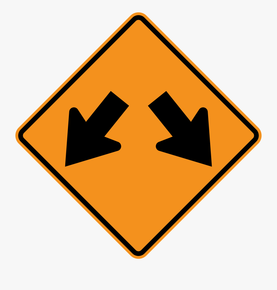 File Mutcd Cw12 1 Svg Wikimedia Commons - Penneshaw Penguin Centre, Transparent Clipart