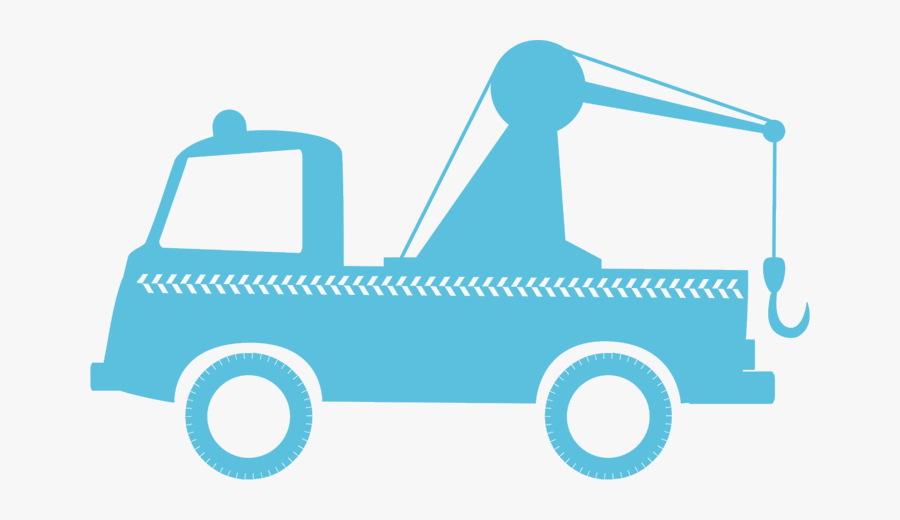 Tow Truck, Transparent Clipart