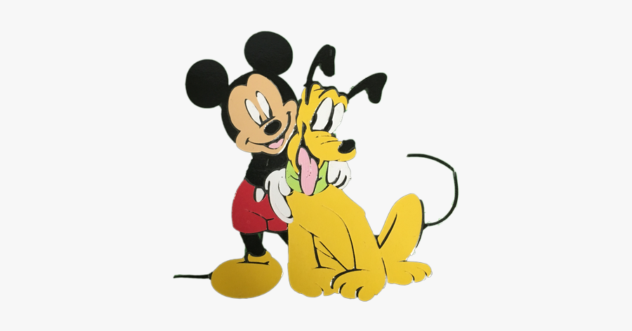 Mickey Mouse And Pluto, Transparent Clipart