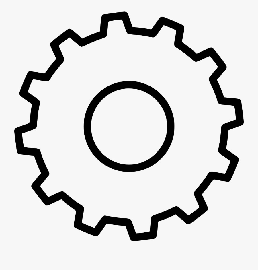 Sprocket Small Svg Png Icon Free Download - Gear Clipart Black And White, Transparent Clipart