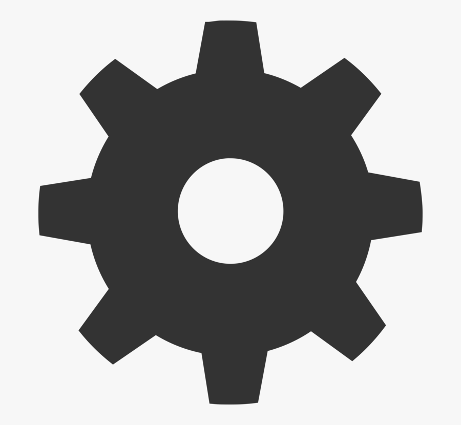 Transparent Black Gear Clipart - Gear Clip Art Png, Transparent Clipart