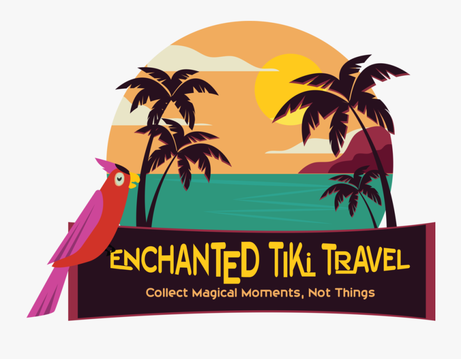 Enchanted Tiki Travel Logo Header - Modern Logo For Tours And Travels, Transparent Clipart