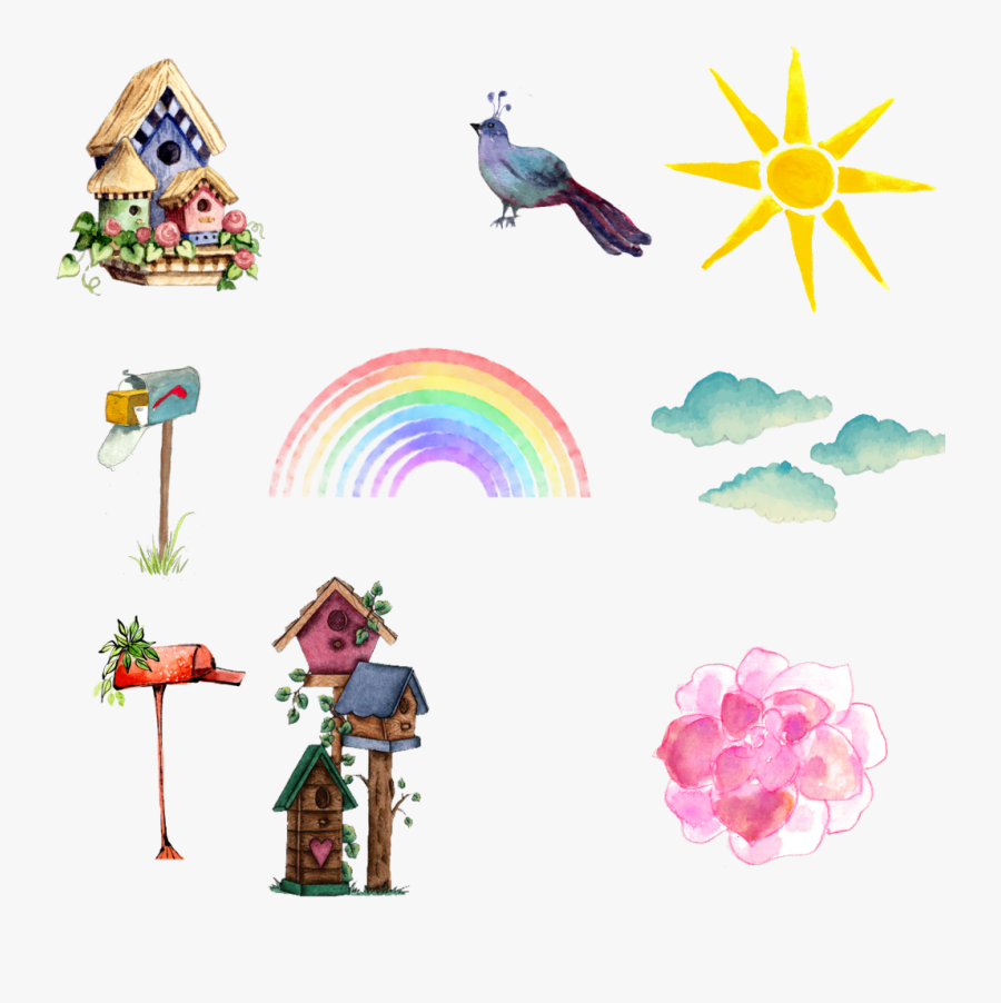 #watercolor #clipart #outerspace #outdoors, Transparent Clipart