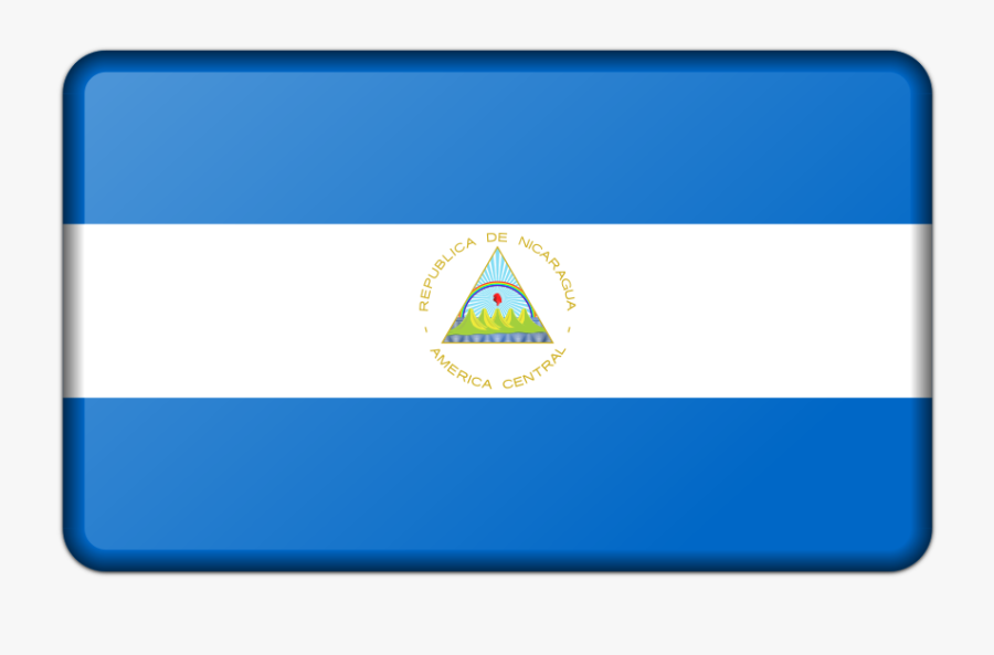 Flag Of Nicaragua - Easiest Flag In The World, Transparent Clipart