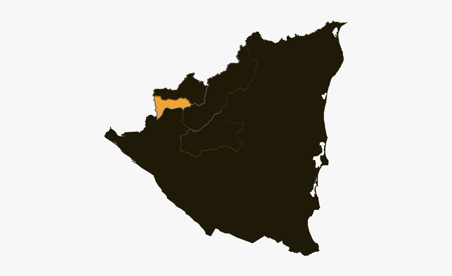 Nicaragua Map Svg, Transparent Clipart