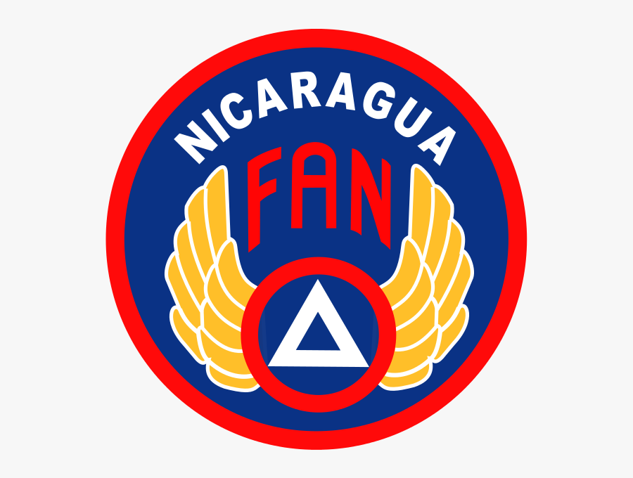 Nicaragua Air Force Roundel - Aviación Militar De Nicaragua, Transparent Clipart