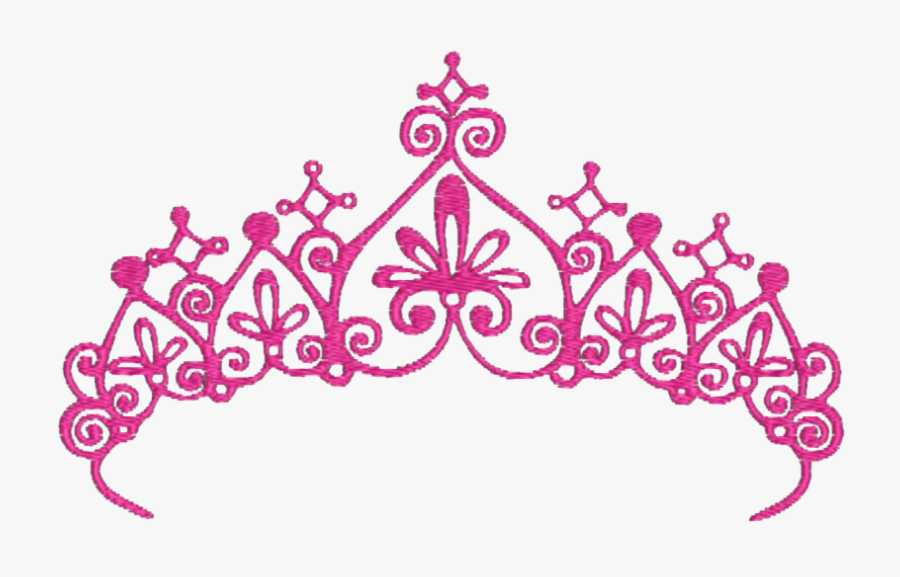 Pink Princess Crown Png File, Transparent Clipart