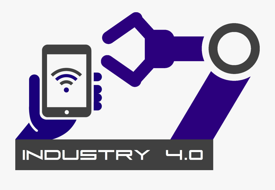 Industrial Revolution - Industrial Revolution 4.0 Logo, Transparent Clipart