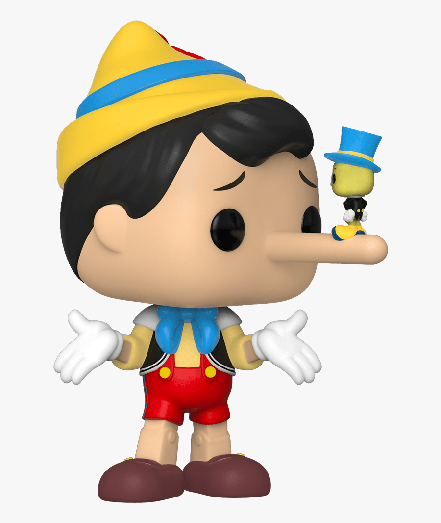 Pinocchio With Jiminy Cricket Funko Pop, Transparent Clipart
