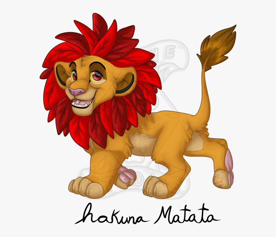 Hakuna Matata - Masai Lion, Transparent Clipart