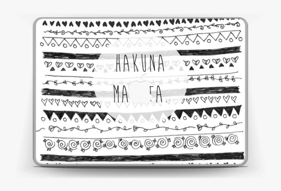 Hakuna Matata Skin Macbook Pro 13”, Transparent Clipart