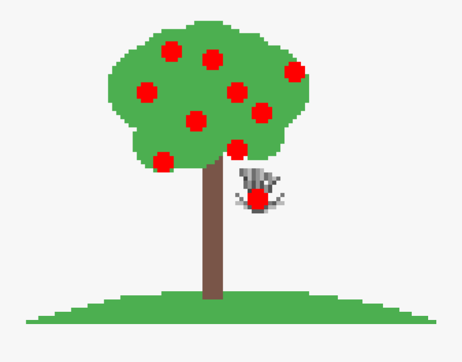 Apple Falling From Tree, Transparent Clipart