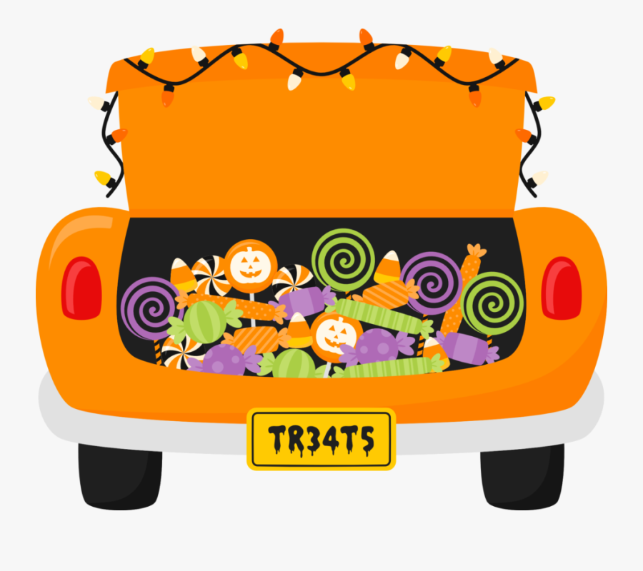 Trunk Or Treat Vector, Transparent Clipart